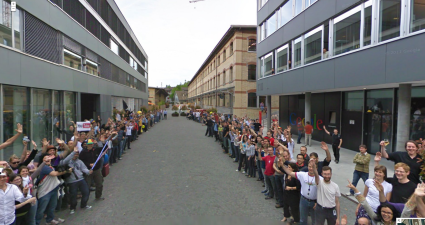 Streetview an der Brandschenkenstrasse 110, Google Schweiz