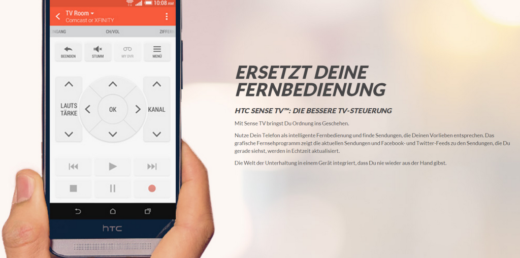 htc sense tv